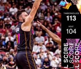 一节好球难获胜利 热火下半场遭遇森林狼绞杀